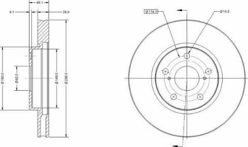 Remy RAD1823C - Тормозной диск autosila-amz.com