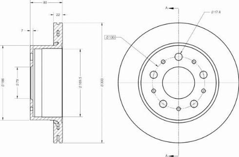 Remy RAD1878C - Тормозной диск autosila-amz.com