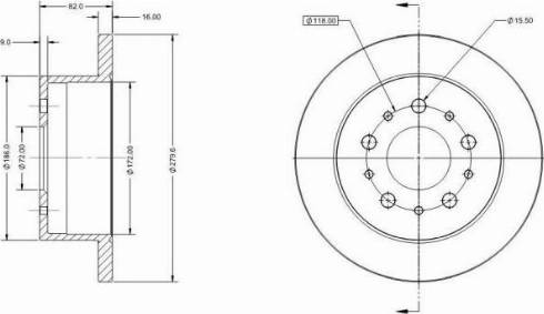 Remy RAD1316C - Тормозной диск autosila-amz.com