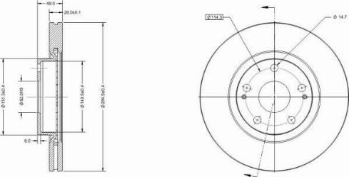 Remy RAD1338C - Тормозной диск autosila-amz.com