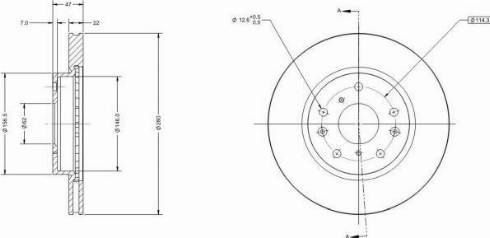 Remy RAD1376C - Тормозной диск autosila-amz.com