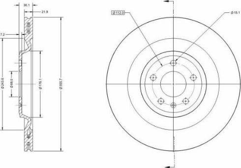 Remy RAD1251C - Тормозной диск autosila-amz.com