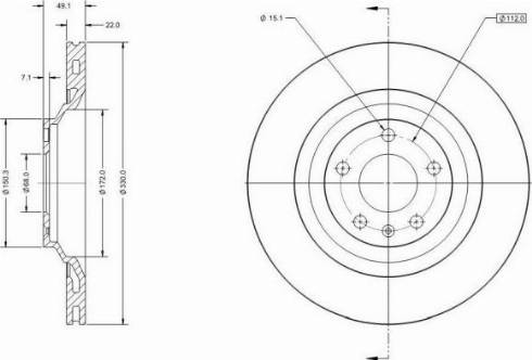 Remy RAD1283C - Тормозной диск autosila-amz.com