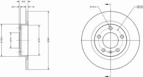 Remy RAD1233C - Тормозной диск autosila-amz.com