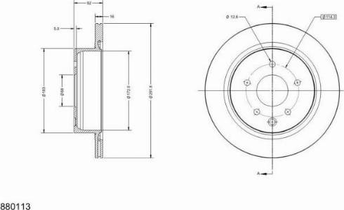 Remy RAD1225C - Тормозной диск autosila-amz.com