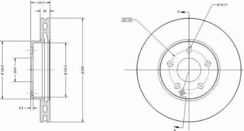 Remy RAD1279C - Тормозной диск autosila-amz.com