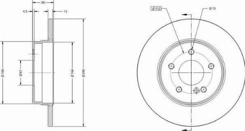 Remy RAD1701C - Тормозной диск autosila-amz.com