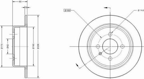 Remy RAD1781C - Тормозной диск autosila-amz.com