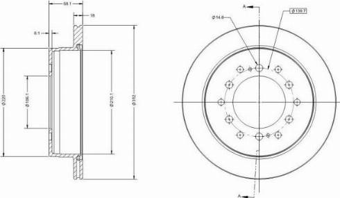 Remy RAD1730C - Тормозной диск autosila-amz.com