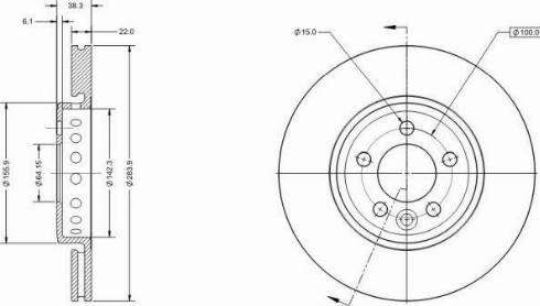 Remy RAD1737C - Тормозной диск autosila-amz.com