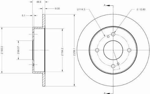 Remy RAD2488C - Тормозной диск autosila-amz.com