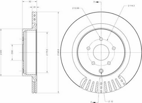 Remy RAD2470C - Тормозной диск autosila-amz.com