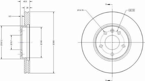 Remy RAD2596C - Тормозной диск autosila-amz.com