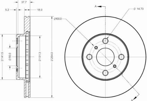 Remy RAD2517C - Тормозной диск autosila-amz.com