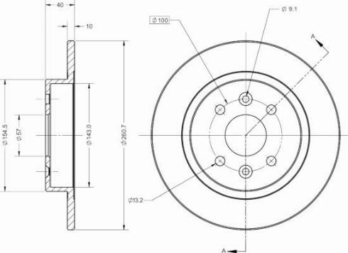 Remy RAD2525C - Тормозной диск autosila-amz.com