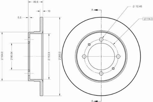 Remy RAD2652C - Тормозной диск autosila-amz.com