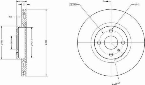 Remy RAD2663C - Тормозной диск autosila-amz.com