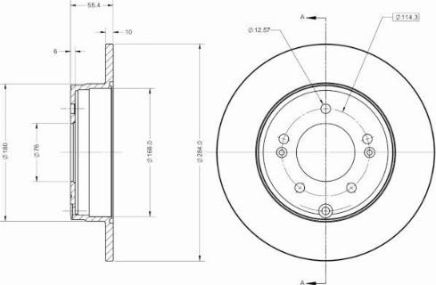 Remy RAD2609C - Тормозной диск autosila-amz.com