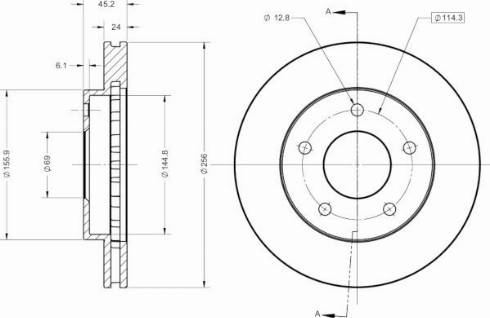 Remy RAD2619C - Тормозной диск autosila-amz.com