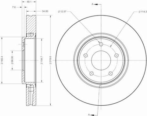 Remy RAD2628C - Тормозной диск autosila-amz.com