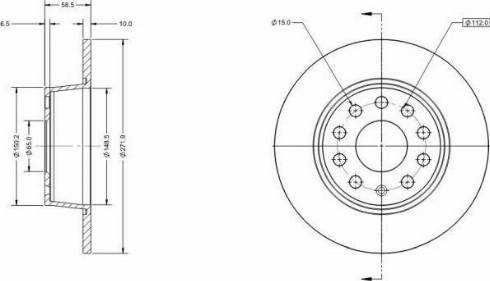 Remy RAD2673C - Тормозной диск autosila-amz.com