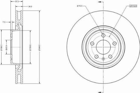 Remy RAD2049C - Тормозной диск autosila-amz.com