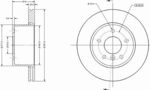 Remy RAD2052C - Тормозной диск autosila-amz.com