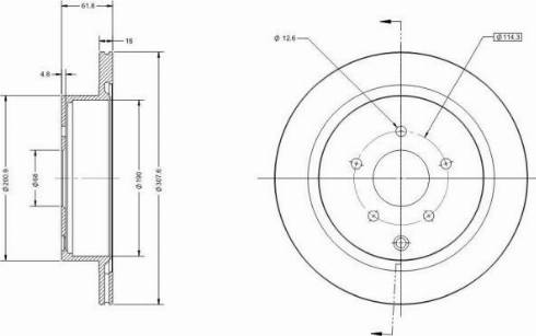 Remy RAD2190C - Тормозной диск autosila-amz.com