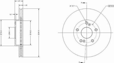 Remy RAD2198C - Тормозной диск autosila-amz.com