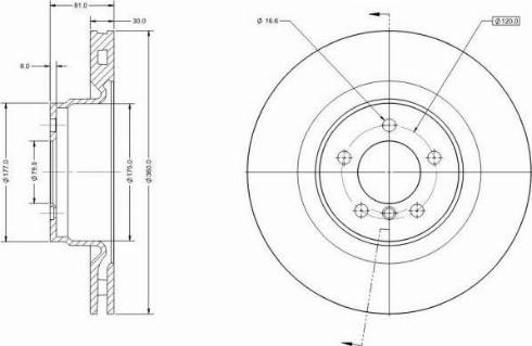 Remy RAD2144C - Тормозной диск autosila-amz.com