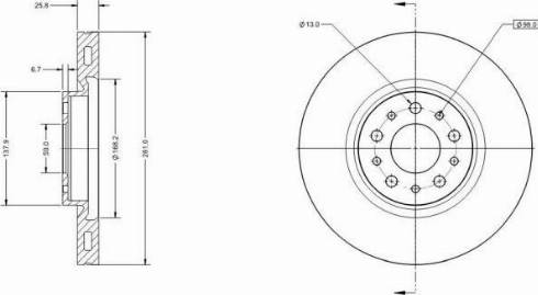 Remy RAD2158C - Тормозной диск autosila-amz.com
