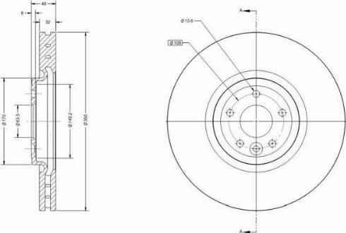 Remy RAD2105C - Тормозной диск autosila-amz.com