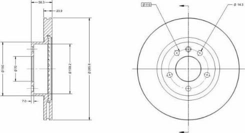 Remy RAD2103C - Тормозной диск autosila-amz.com