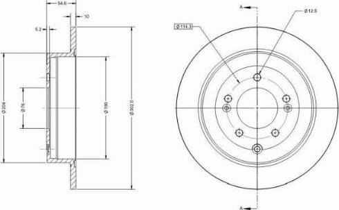 Remy RAD2111C - Тормозной диск autosila-amz.com