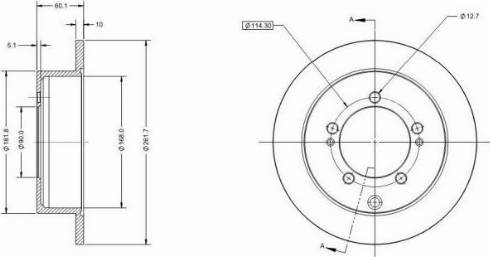 Remy RAD2180C - Тормозной диск autosila-amz.com