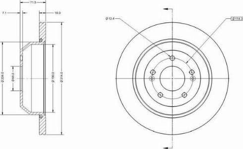 Remy RAD2181C - Тормозной диск autosila-amz.com