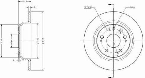 Remy RAD2135C - Тормозной диск autosila-amz.com