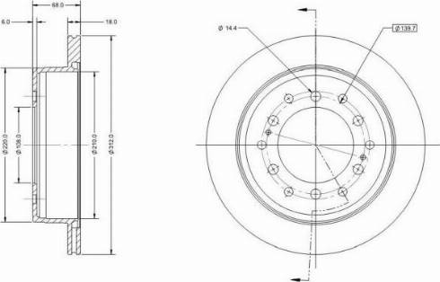 Remy RAD2138C - Тормозной диск autosila-amz.com