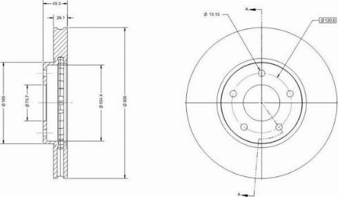 Remy RAD2171C - Тормозной диск autosila-amz.com