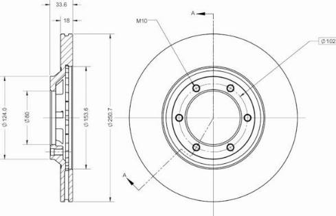 Remy RAD2829C - Тормозной диск autosila-amz.com