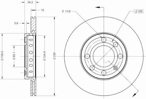 Remy RAD2347C - Тормозной диск autosila-amz.com