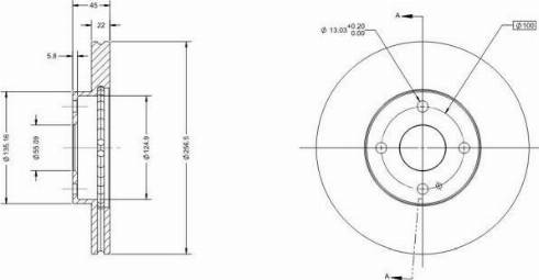 Remy RAD2318C - Тормозной диск autosila-amz.com