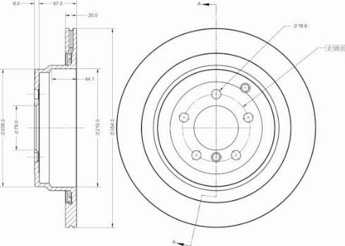 Remy RAD2384C - Тормозной диск autosila-amz.com