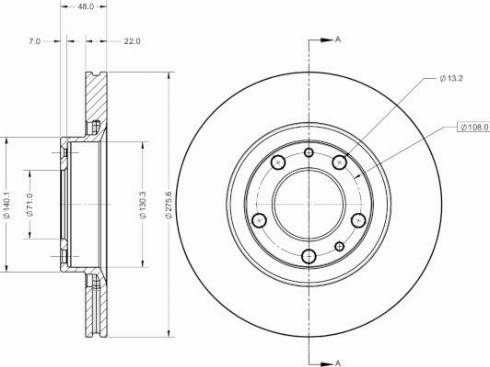 Remy RAD2336C - Тормозной диск autosila-amz.com