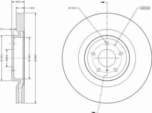 Remy RAD2269C - Тормозной диск autosila-amz.com