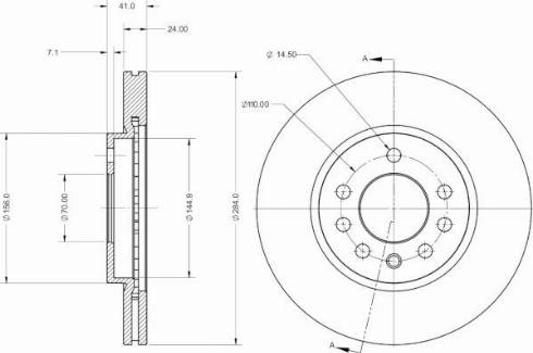 Remy RAD2261C - Тормозной диск autosila-amz.com