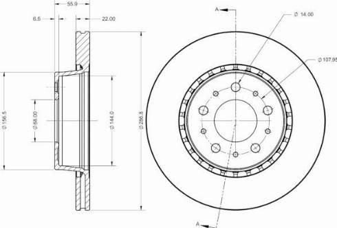 Remy RAD2209C - Тормозной диск autosila-amz.com