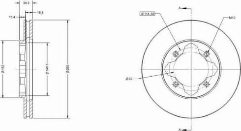 Remy RAD2216C - Тормозной диск autosila-amz.com