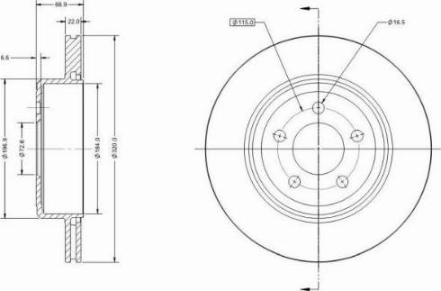 Remy RAD2280C - Тормозной диск autosila-amz.com