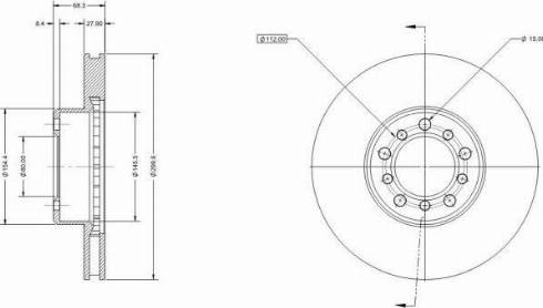 Remy RAD2282C - Тормозной диск autosila-amz.com